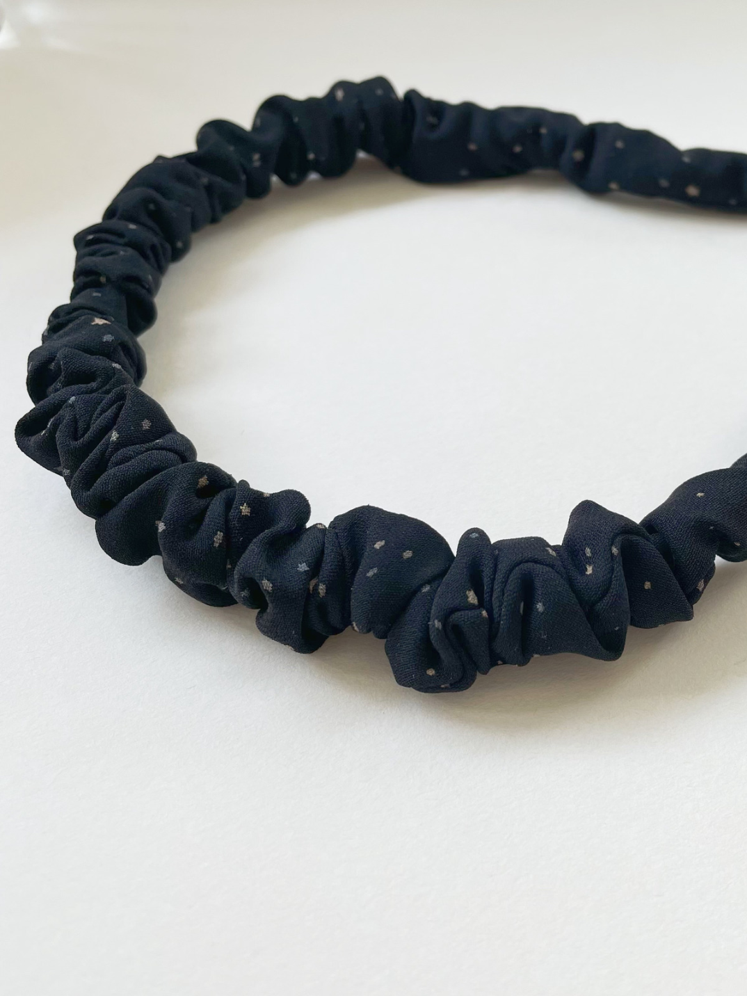 silk headband sustainable fashion women-owned brand made from deadstock fabric