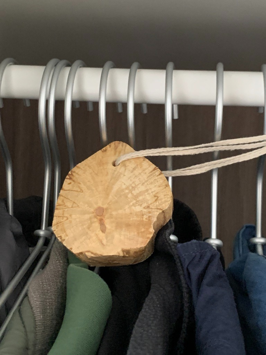 palo santo hanging ornaments made in ecuador