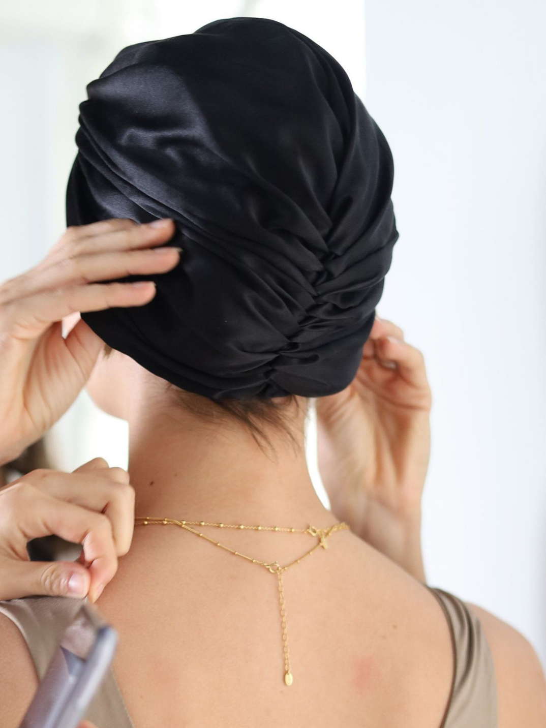 Silk head wraps for black hair hotsell