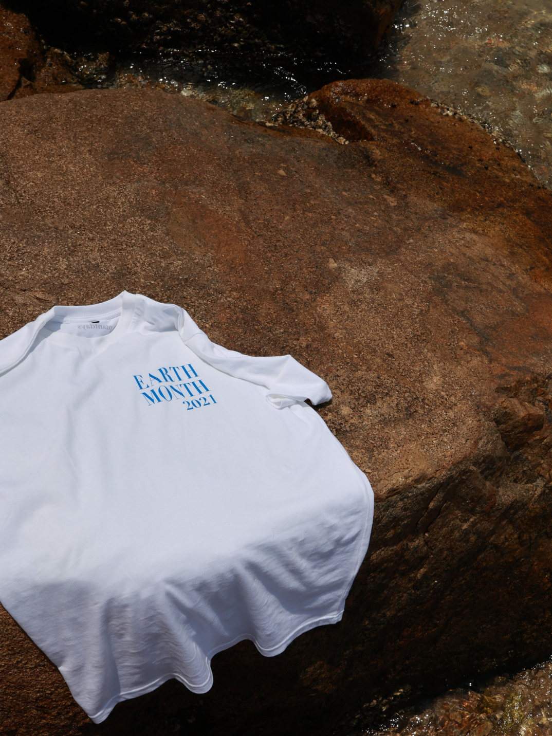 Every Day Is Earth Day Earth Month deadstock t-shirts Basics for Basics x Plantdays ethical fashion eco-friendly