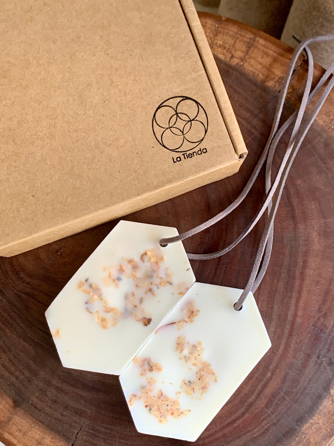 These palo santo wax sachets help repel pests and eliminate odour from your closets, cabinets and drawers.