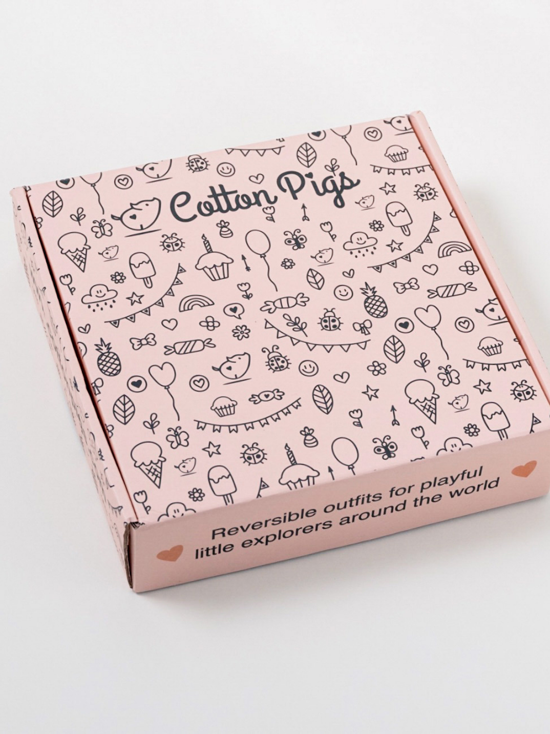 playful cats 100% GOTS-certified organic cotton teatime blouse and pants set