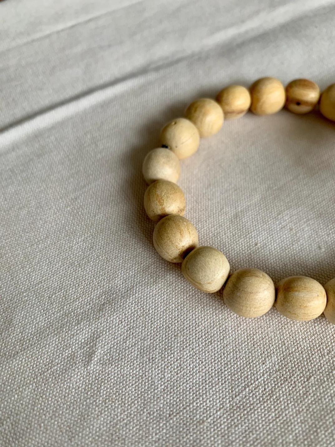 palo santo handcrafted wooden bracelet