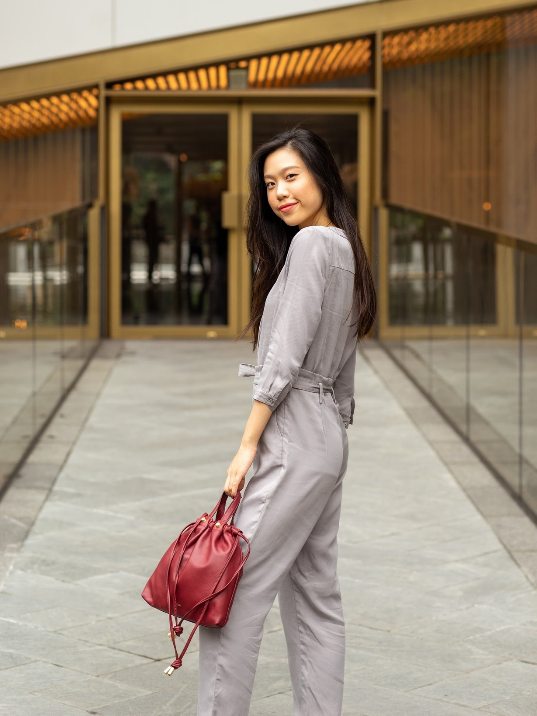 Ril Creed Sally bag ethically made from upcycled scrap leather ethical fashion brand based in Hong Kong