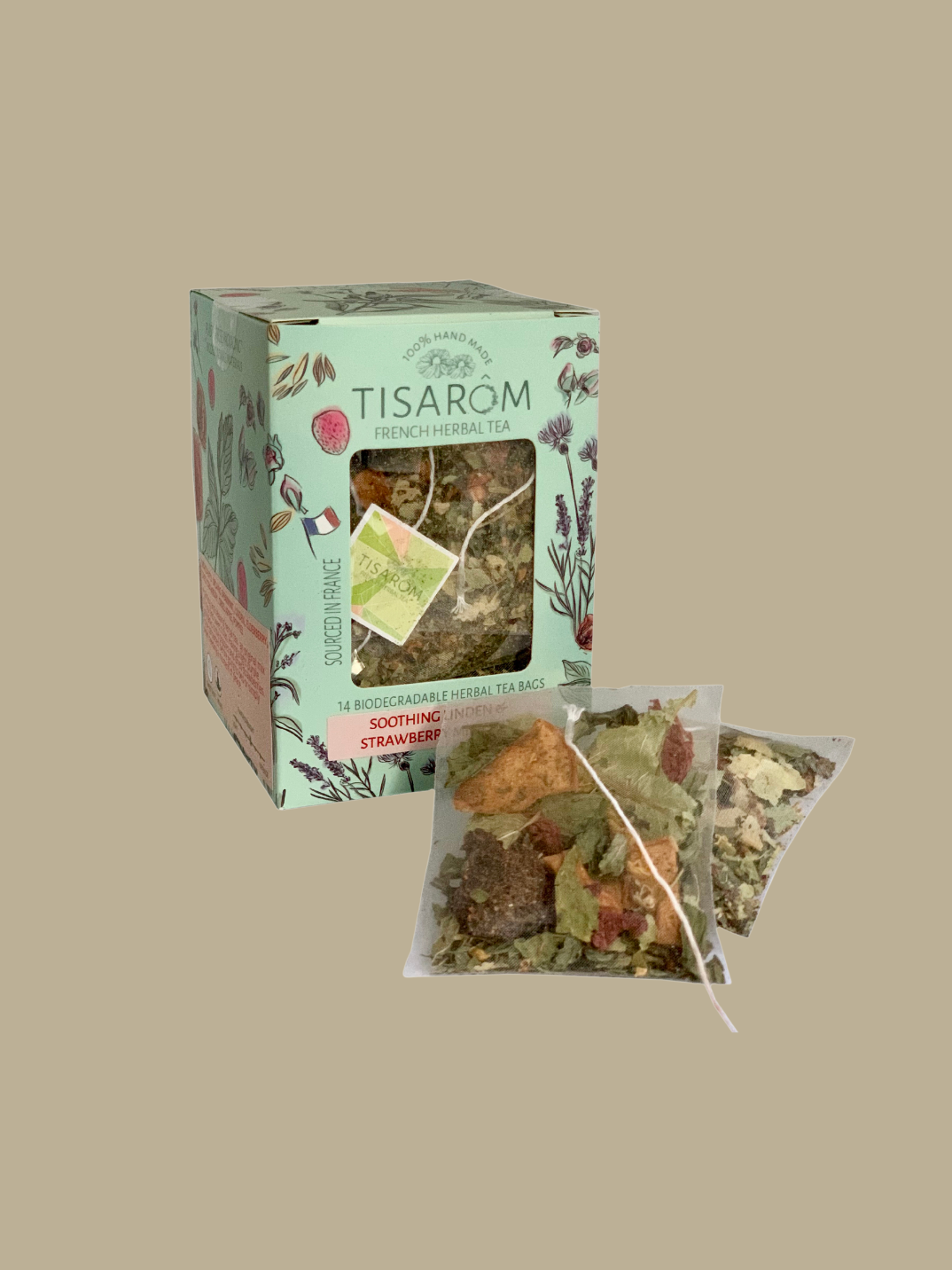 Soothing Linden & Strawberry Spearmint Tea