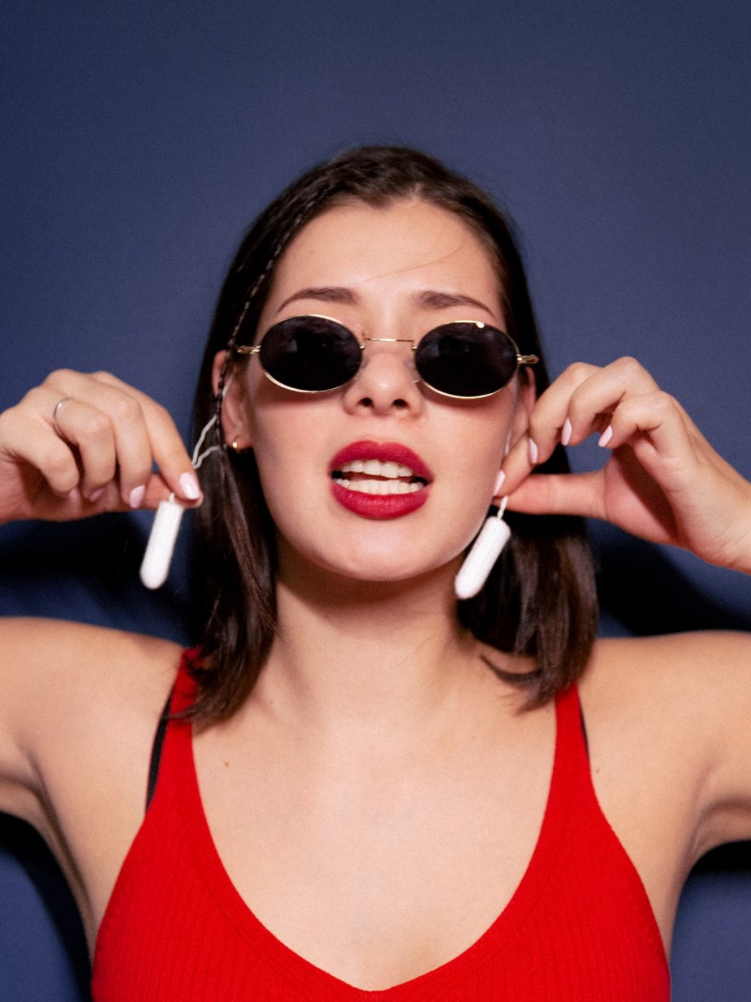 LUUNA organic cotton tampons plastic-free applicator-free low waste period care