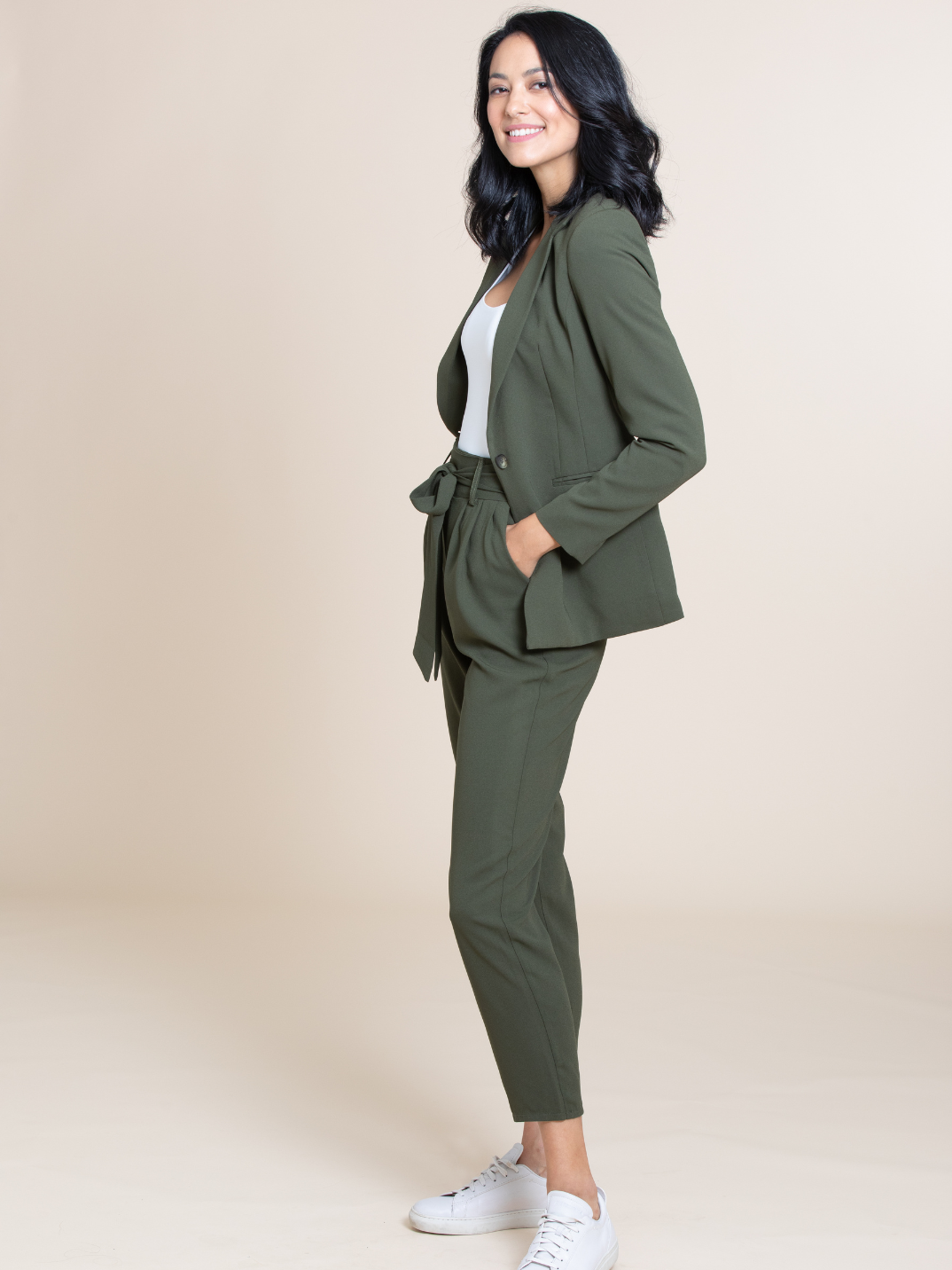 The Sienna Blazer everyday capsule wardrobe basics sustainable fashion