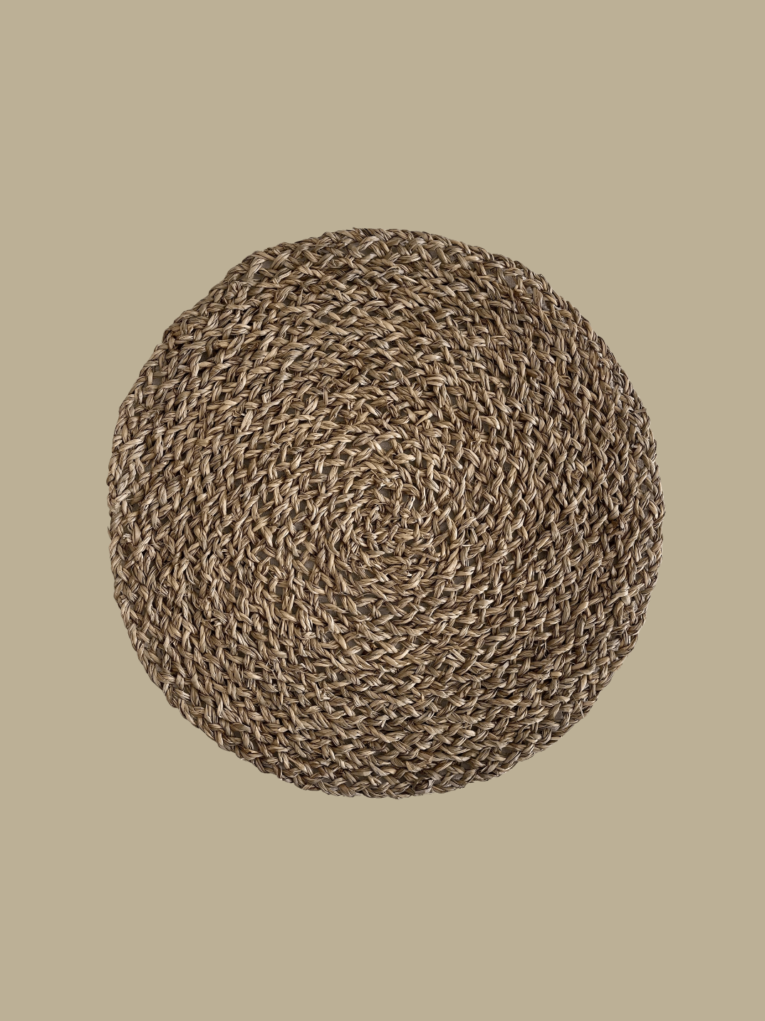 braided seagrass placemat set of 4 handmade in India natural materials eco-friendly home goods