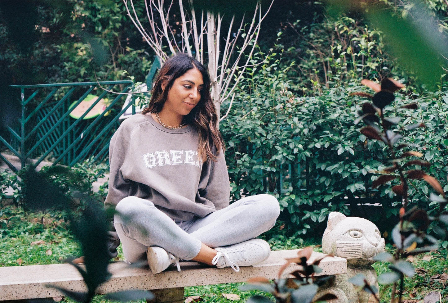 Plantdays Green sweatshirt eco fleece organic cotton recycled polyester ethical fashion