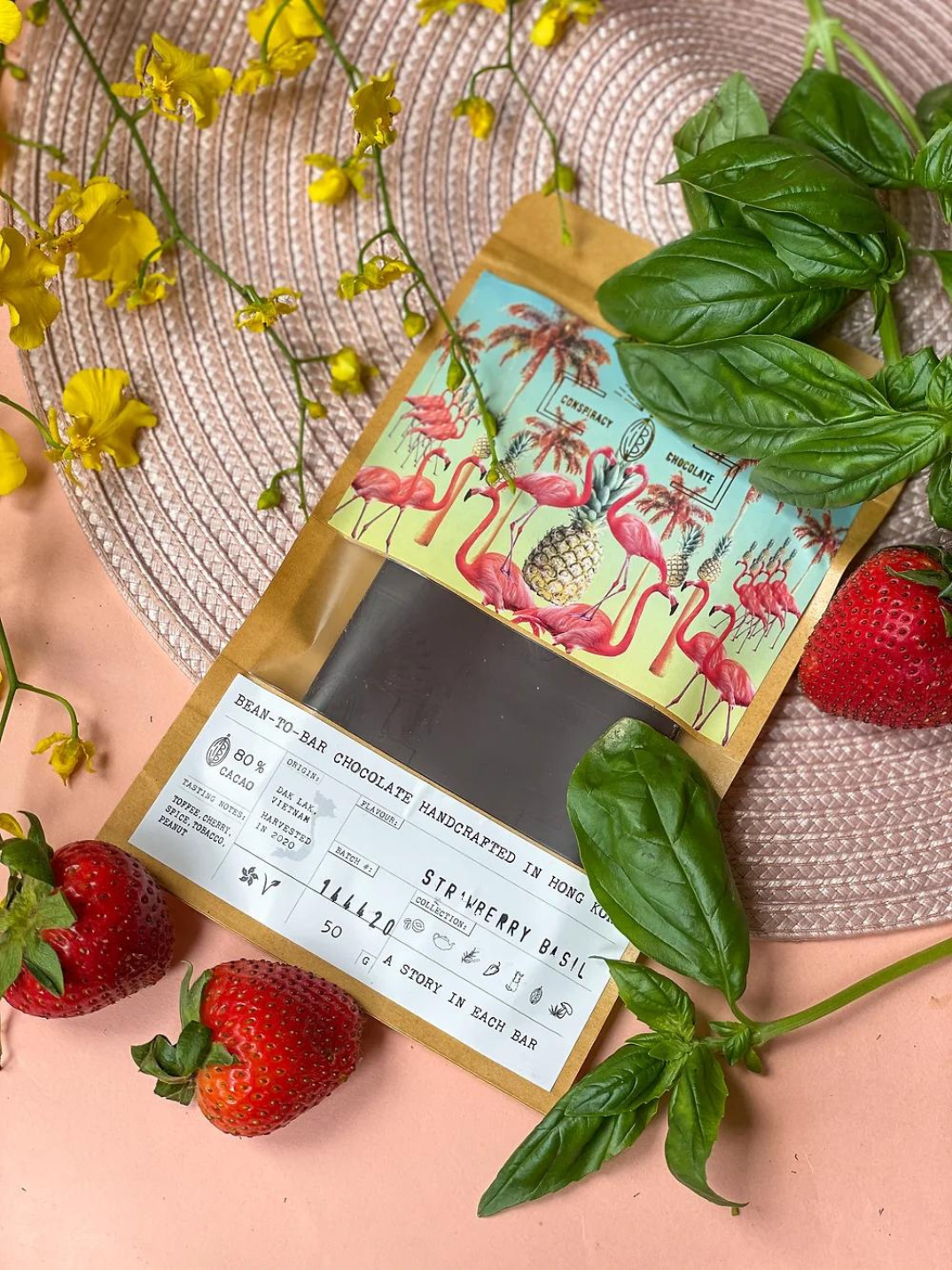 Strawberry Basil Chocolate Plantdays