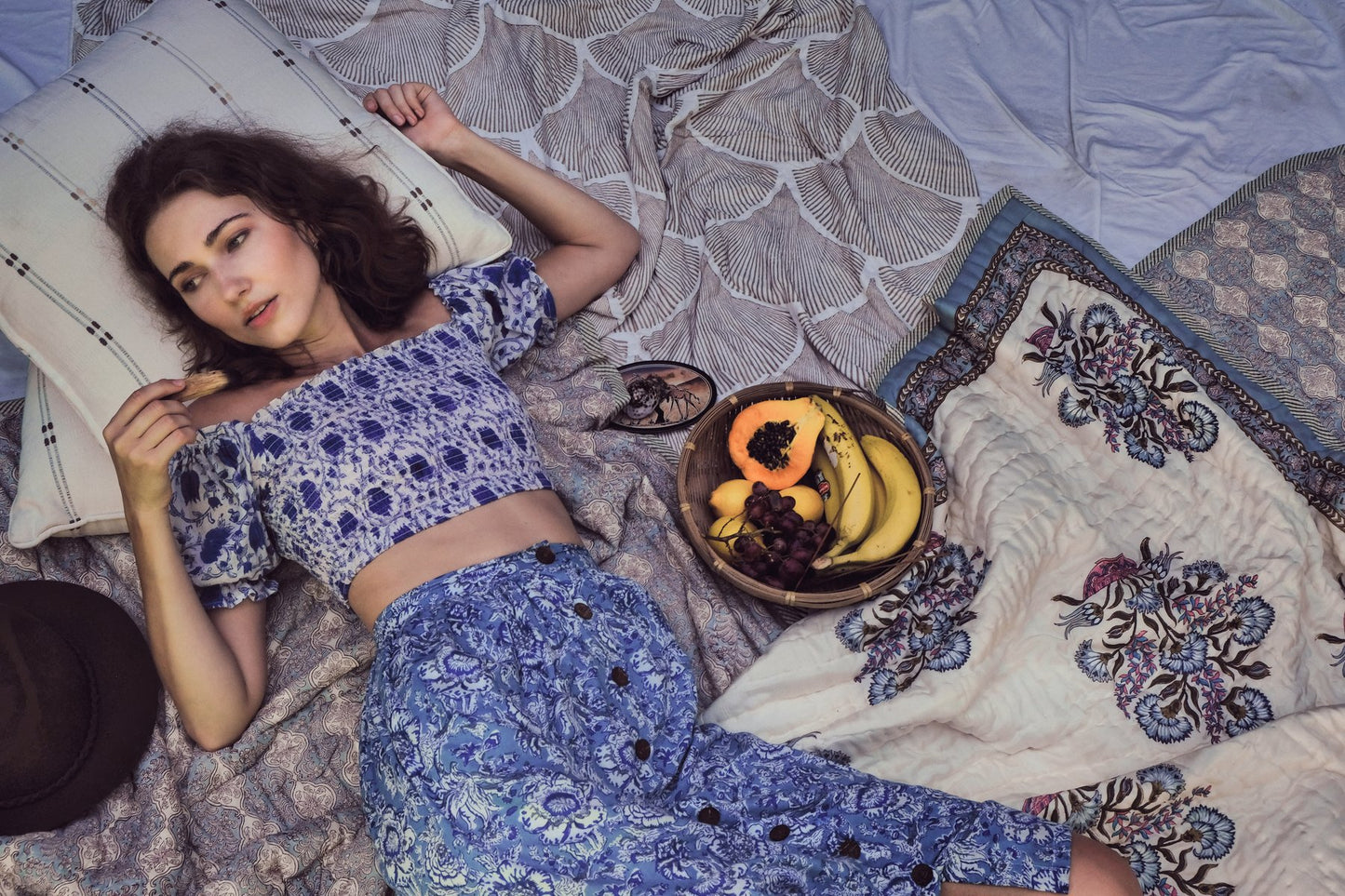 midi skirt long Florence skirt woman-owned Indian inspired fashion