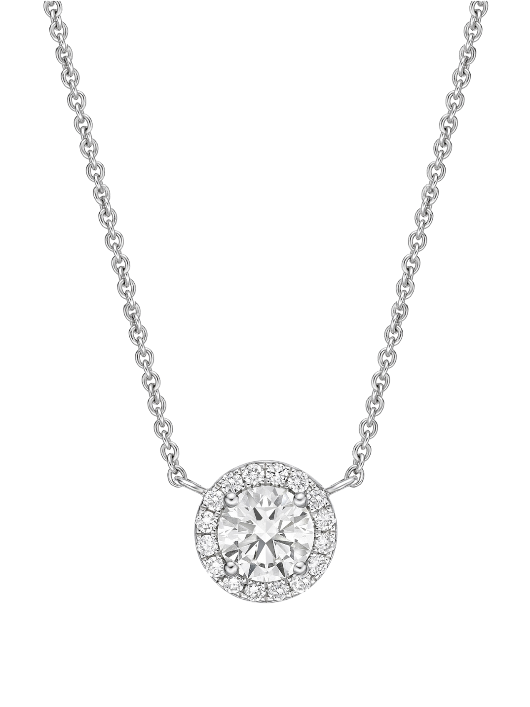 four prong halo pendant women's jewelry diamond necklace