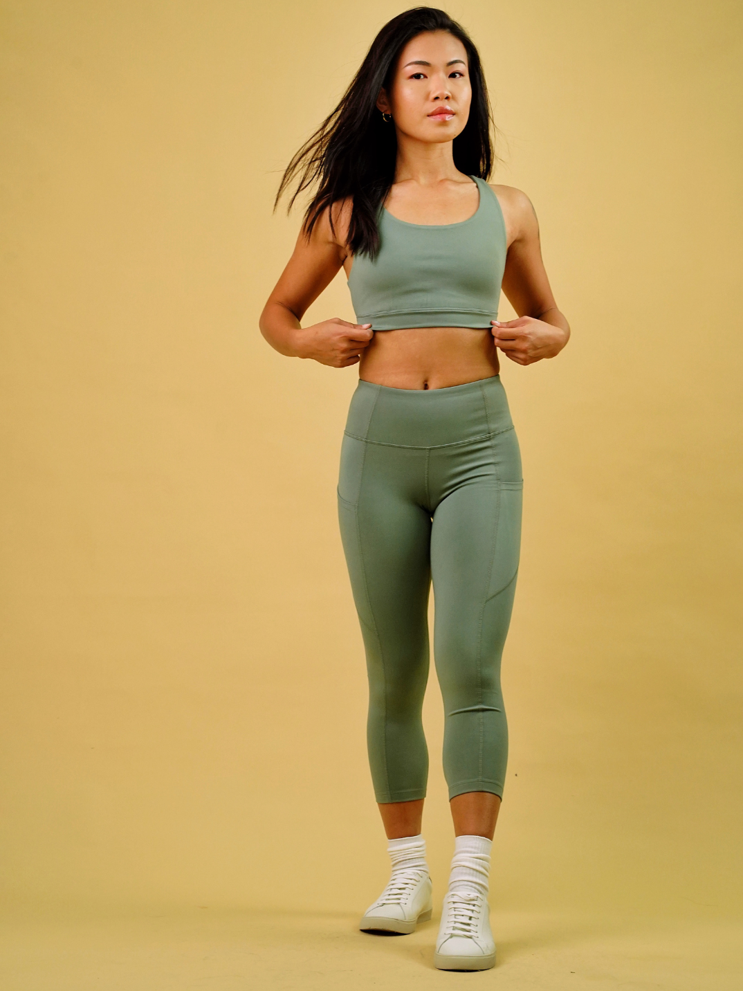 Hardcore Leggings Natural Green