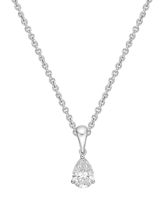 classic pear solitaire pendant women's jewelry fashion accessories