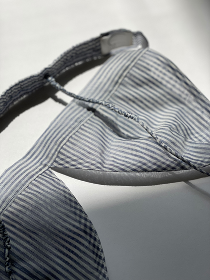 capri stripe silk bralette women's intimates bra underwear sustainable fashion