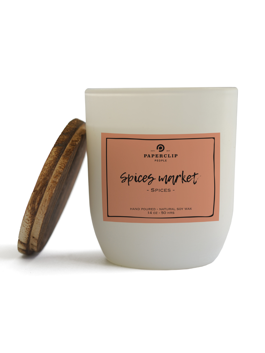 hand-poured natural soy wax candle made in Bali, Indonesia shop now spices scented candle