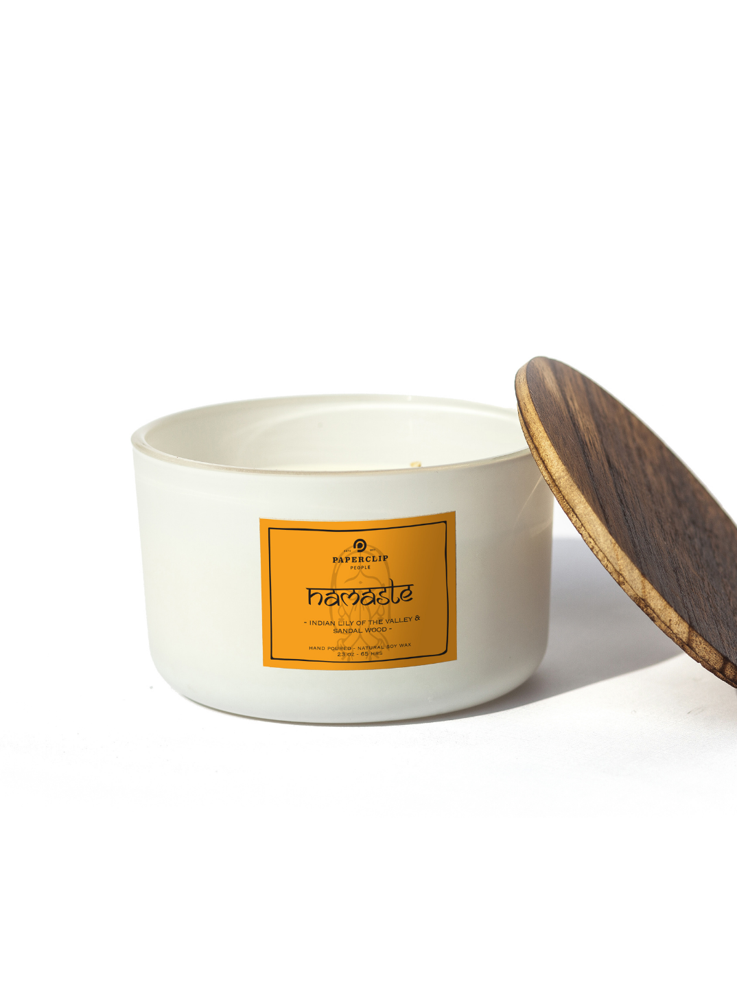 hand poured soy wax candle ethically made in Bali Indonesia namaste scent shop now