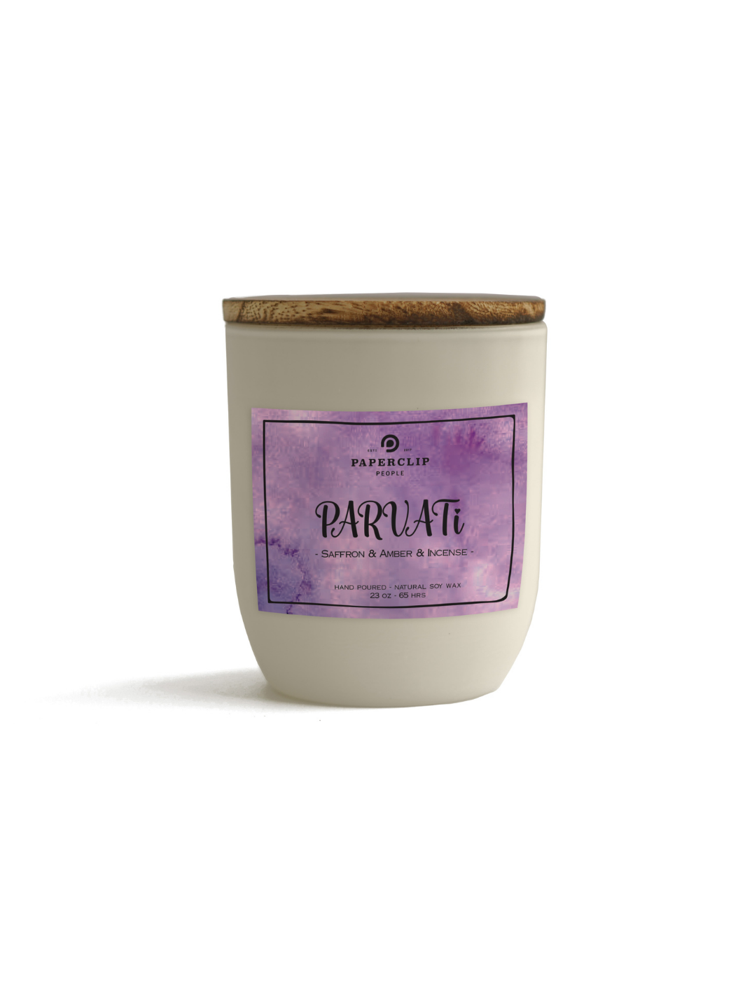parvati hand poured candle saffron, amber & incense scented made in Bali shop now