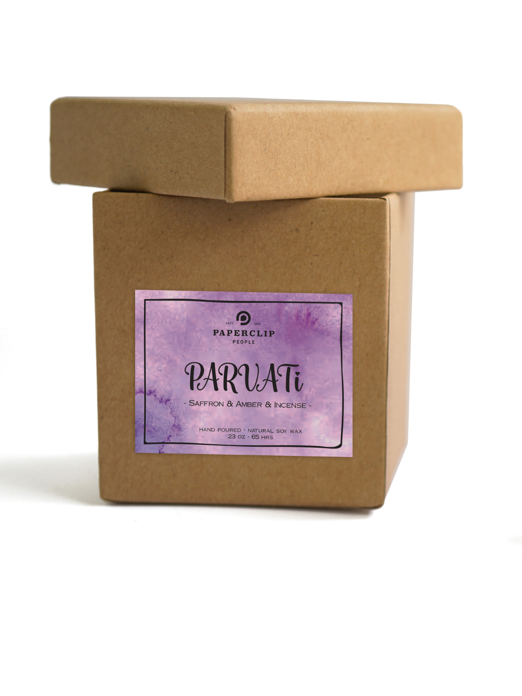 parvati hand poured candle saffron, amber & incense scented made in Bali shop now