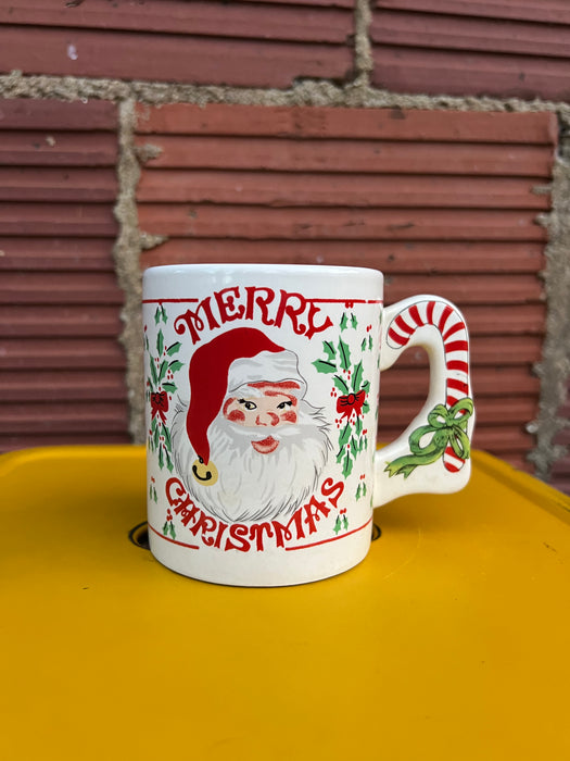 vintage santa mug