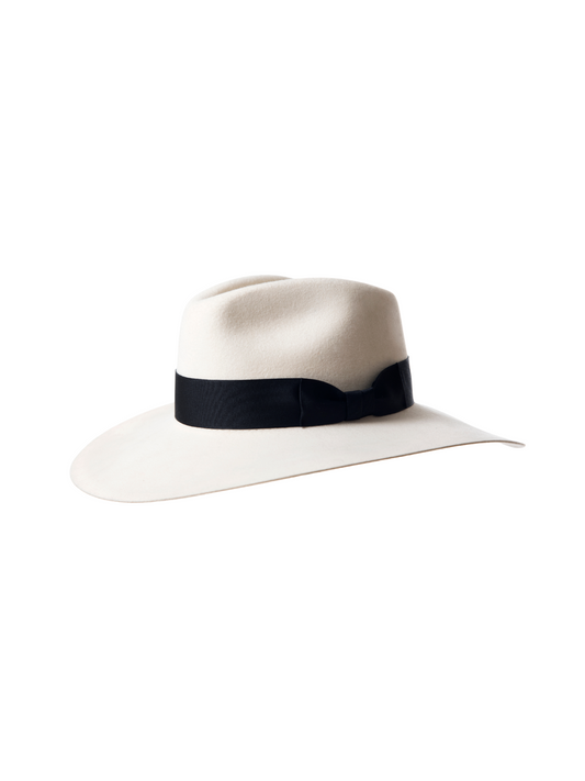 natural felt hat 100% sheep wool felt handcrafted in Cololmbia woman-owned sustainable fashion brand