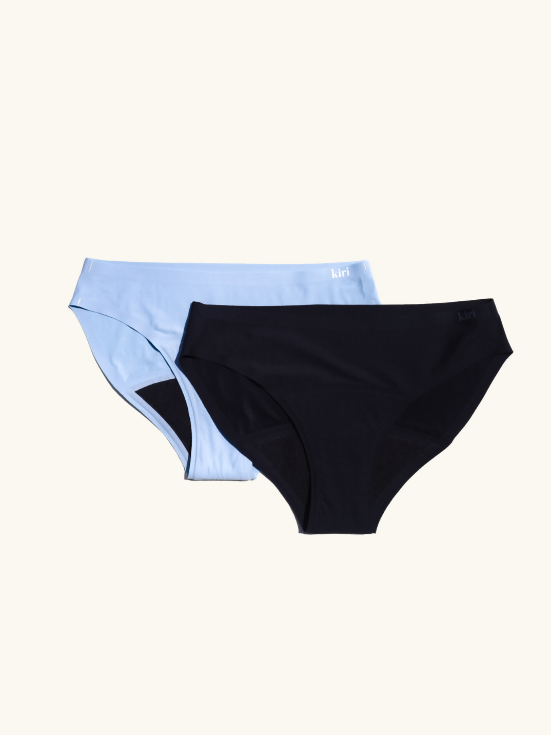 period panties Our panties consist of four layers of leakproof-infused technology that trap and lock in liquid within the water-resistant and moisture-wicking materials. This includes an outer shell fabric, a layer designed to prevent any stains or leaks, a layer of absorbent material that can hold up to 5.5 regular tampons worth of flow and a barrier to keep your intimate areas comfortable.