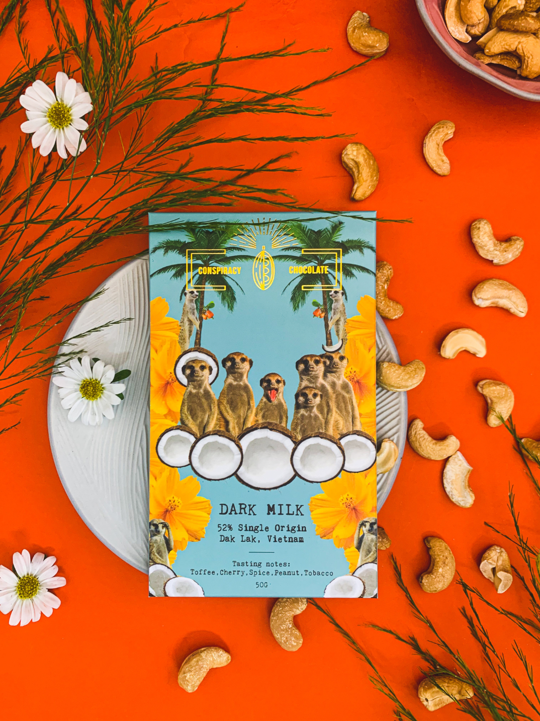 Delicious vegan milk chocolate plant-based gluten-free dairy-free chocolate handcrafted artisanal bean-to-bar gluten-free chocolate shop healthy plant-based groceries free worldwide shipping