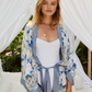 On sale now. The Kiku Flower Kimono is the ultimate eco-luxe piece for your capsule wardrobe. Ethically made in Bali with biodegradable materials. Shop sustainable fashion.