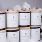 100% natural soy wax candle scented with essential oils handpoured in small batches