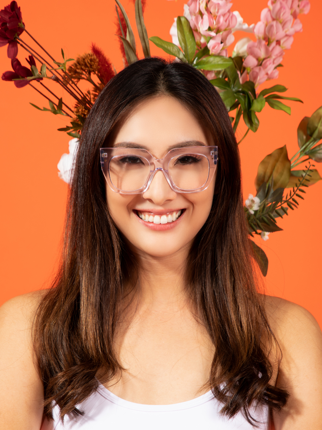 eco-friendly biodegradable sunglasses clear frames ethically-made women's fashion Utah Lee fashion blogger in Hong Kong collaboration trendy glasses