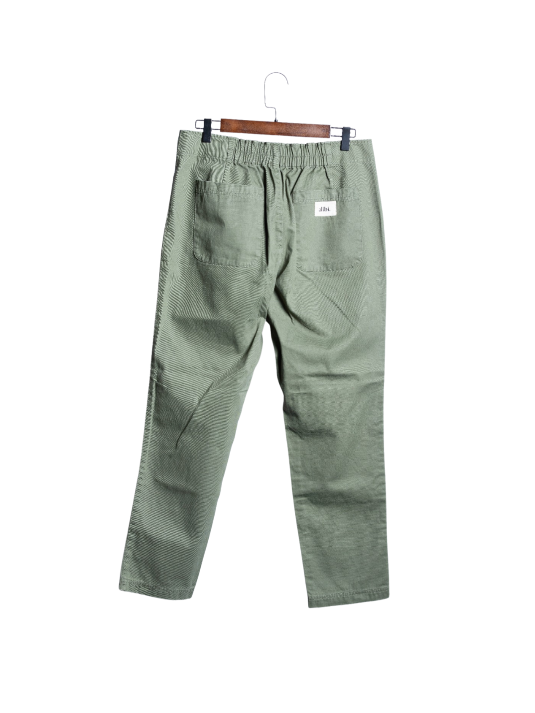 bootleg pants olive eco-friendly sustainable fashion 