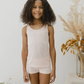 These tank tops are super soft and gentle on your little ones' skin. Designed with a loose, unisex fit for play, movement and a comfy night's rest. Wear the breathable layer under garments for day or snooze in the ultimate comfort. Made with modal interwoven with eco-soft technology. Comes with: 2x pink tank tops.