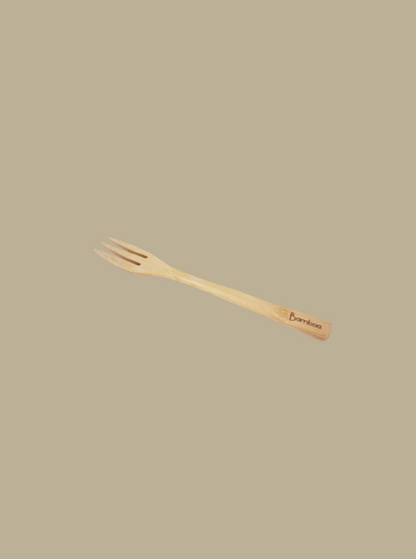 handmade bamboo fork natural eco-friendly tableware