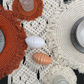 handcrafted macrame coasters made in India shop sustainable tableware natural bohemian eco-friendly home goods