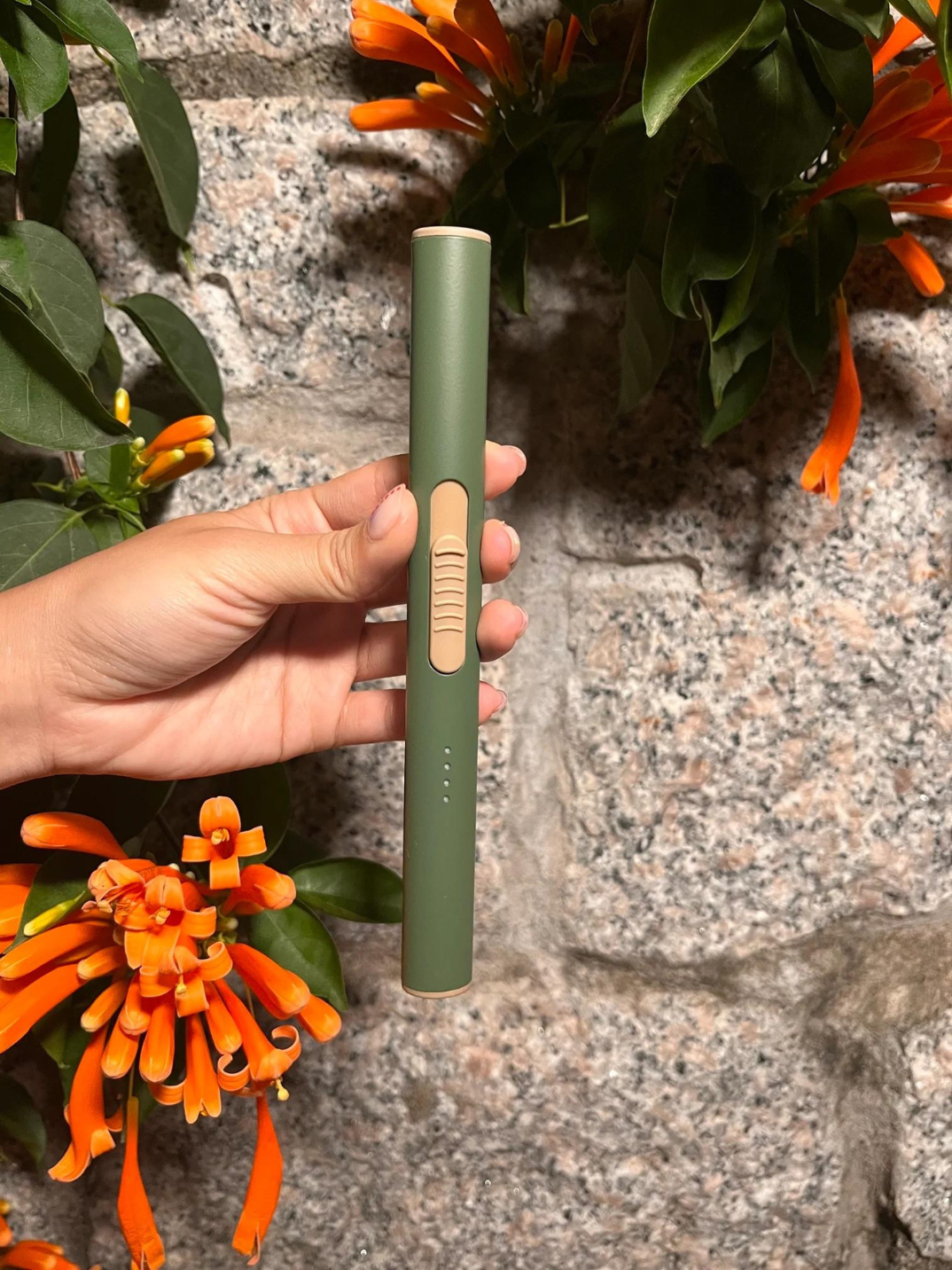 This lighter tackles single-use lighter industry with a more sustainable option eco-friendly burn-free rechargeable lighter