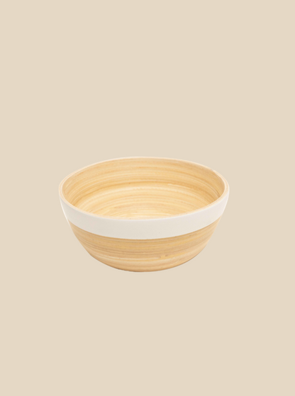 bamboo snack bowl handmade in Vietnam eco-friendly biodegradable tablewares