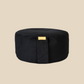 Zafu meditation cushion cover in black. eco-friendly sustainable shop