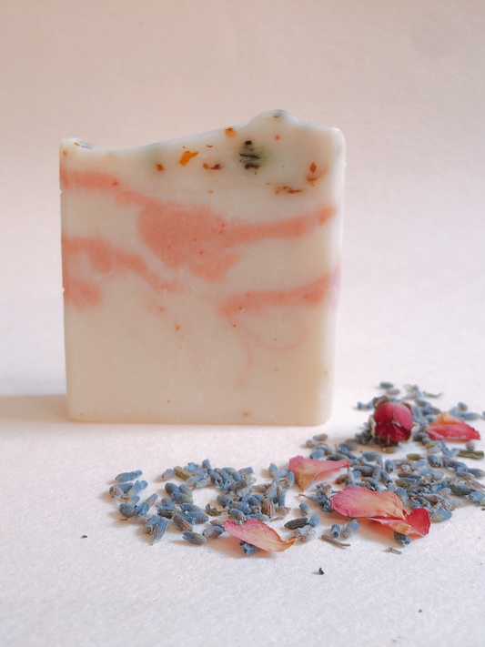 rosy lavender sweet dreamer handmade soap vegan cruelty-free