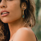 Featuring labradorite, a gemstone that is as unique as you. You’ll love the greens and blues that reflect off this natural semi precious stone. Each stone carefully selected & hand cut just for you.  Ethical sustainable jewelry shop eco-friendly fashion