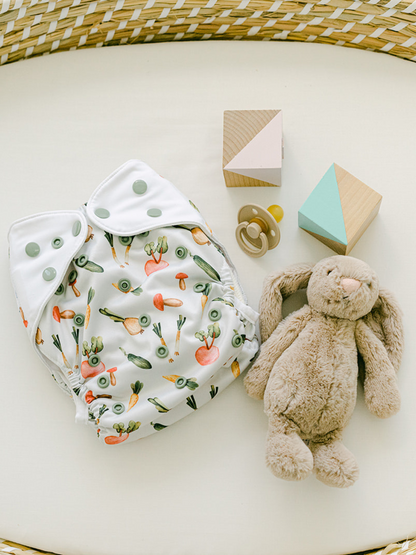Cloth Diapers Nature / Single Diaper Set + Inserts