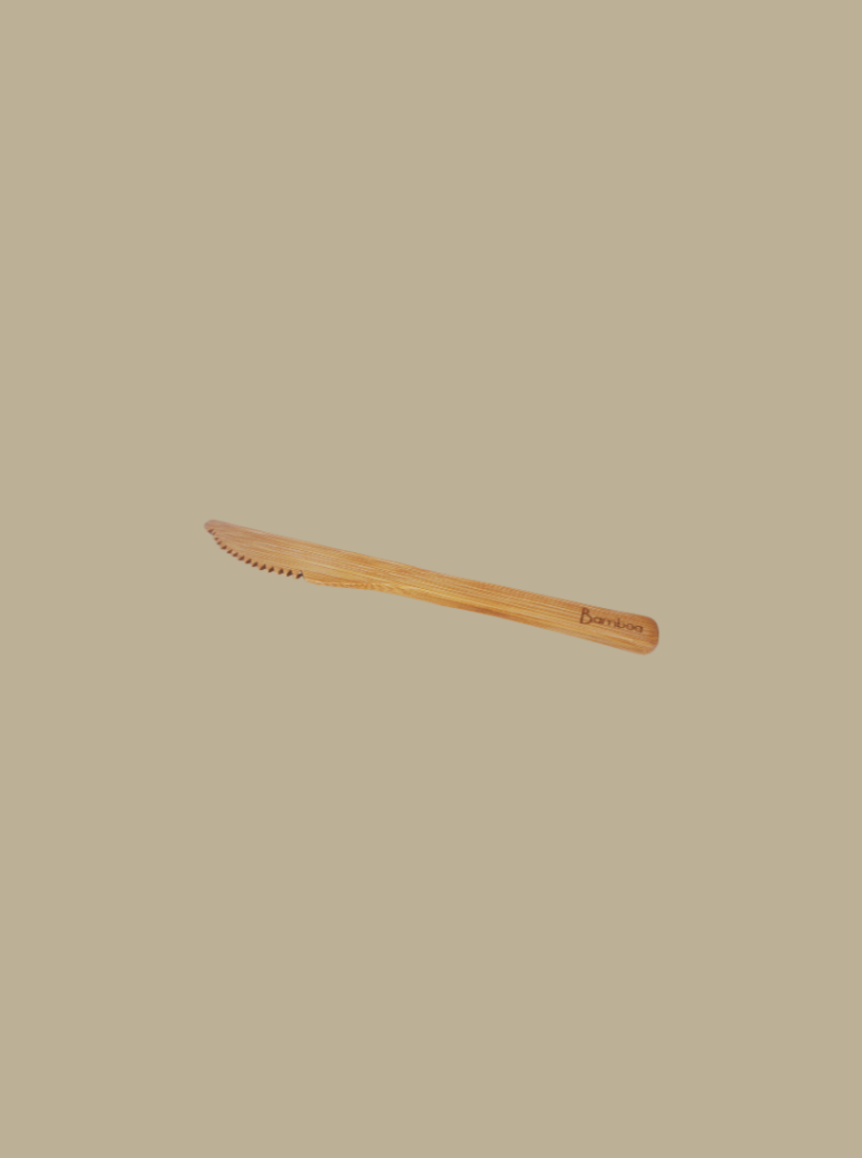 100% natural eco-friendly bamboo knife plastic-free zero waste essentials