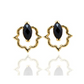 You can’t go wrong with our gold and black stud earrings, a classic combination with a unique design. Showcasing the powerful semi precious stone Obsidian with 18K gold vermeil you will want to wear this pair for years to come.