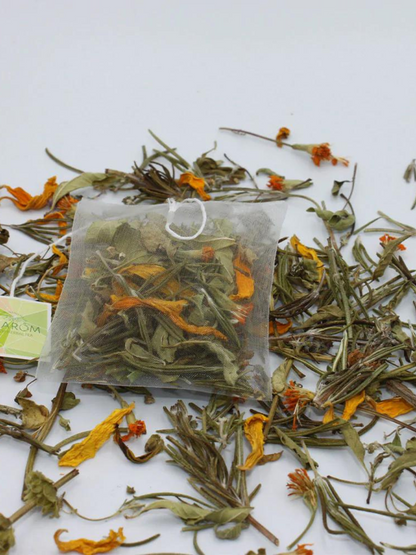 antioxidant lemon verbena tea organic French herbal tea supporting farmers in Provence
