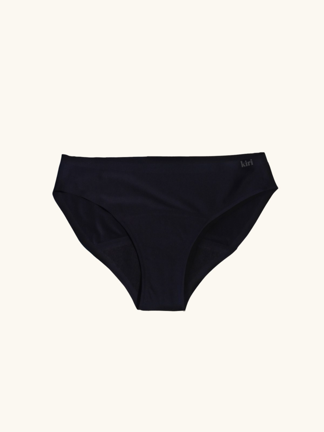 Introducing the Nisha Black Classic Bikini-Style Panties. Women deserve sustainable and reliable period care. From first periods to the occasional leakage - kiri ™ period panties will address them all. Our panties can be used and reused.