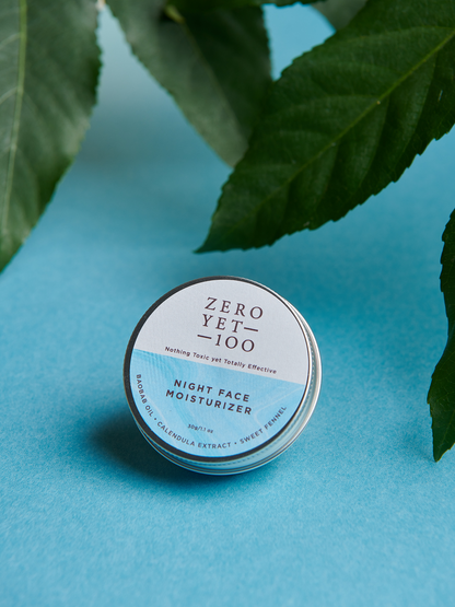 night face moisturizer Zero Yet 100 ethical skincare