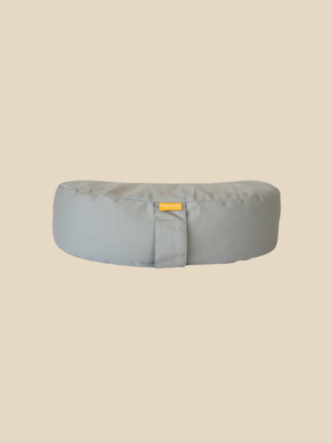 half moon meditation cushion stylish home goods shop sustainable brands eco-friendly home goods ethically-made neutral colors Arrived women-owned brand. The Half Moon meditation cushion lifts your hips and allows them to roll slightly forward, helping to support the natural curve of your lower back. Aligning your spine allows the rest of your body to follow naturally. grey color