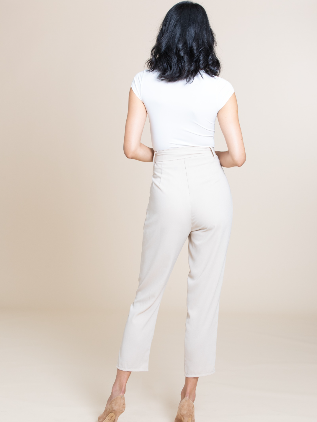 The Kara Bodysuit white Parallel 51 sustainable fashion square neckline comfortable breathable bodysuit