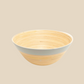This lovely handmade organic bamboo bowl can be used for salads, snacks, pasta and fruits. 