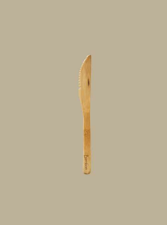 bamboo knife 100% biodegradable reusable cutlery