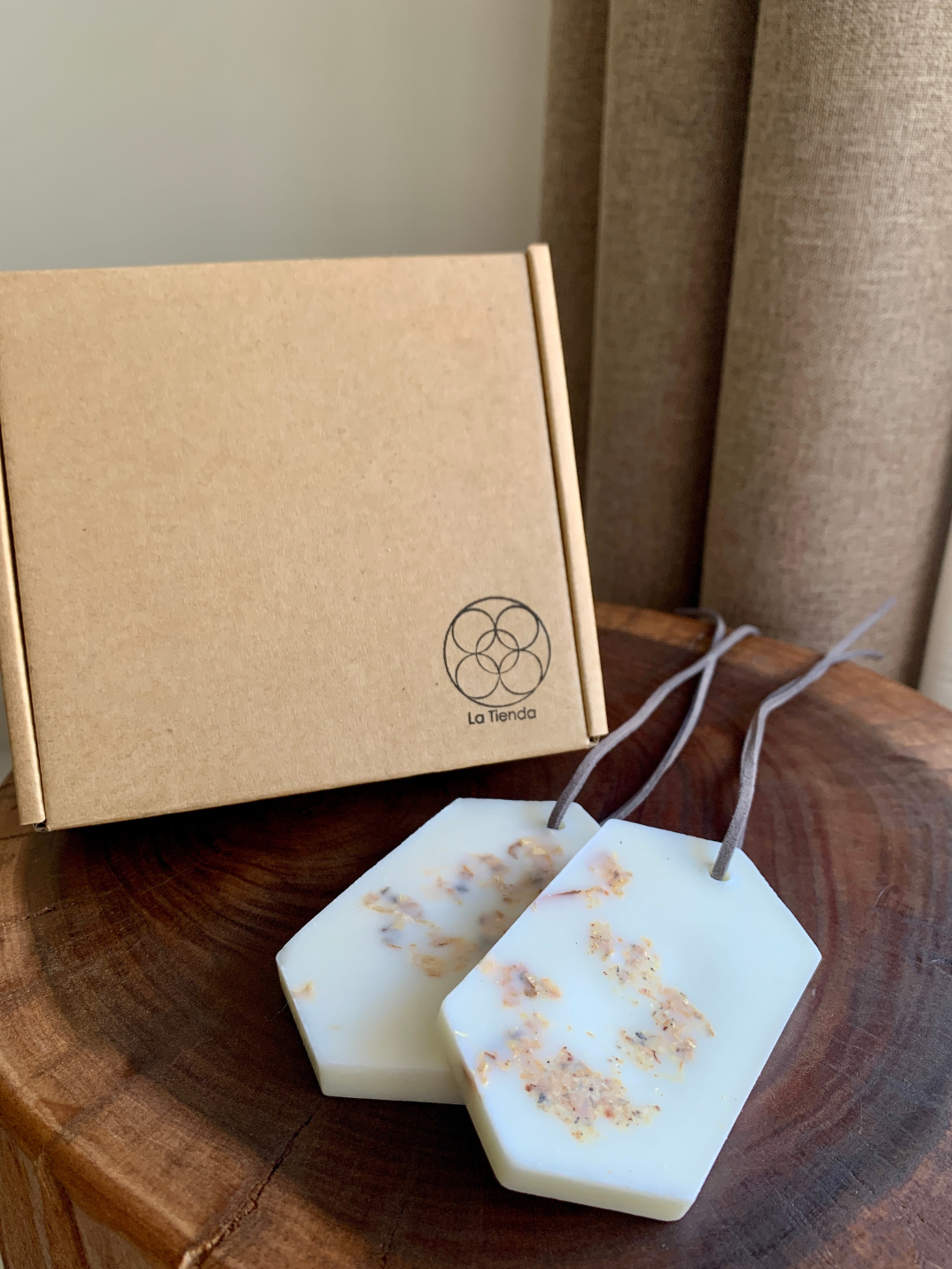 These palo santo wax sachets help repel pests and eliminate odour from your closets, cabinets and drawers.